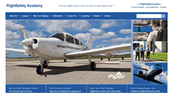 Desktop Screenshot of flightsafetyacademy.com